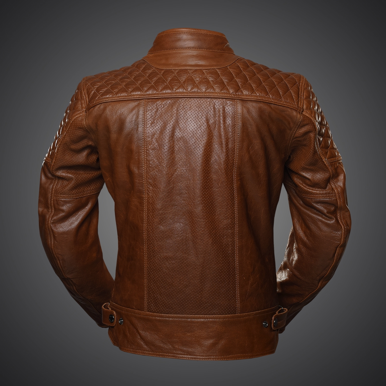 Kožená bunda 4SR Scambler Cognac