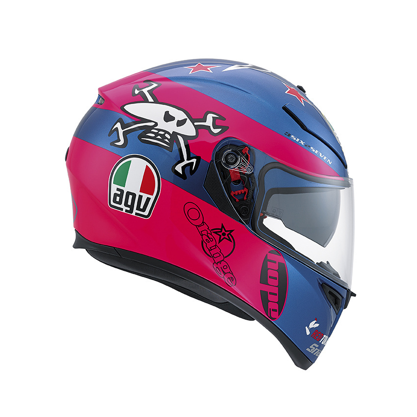 Prilba AGV K3 SV GUY MARTIN PINK/BLUE