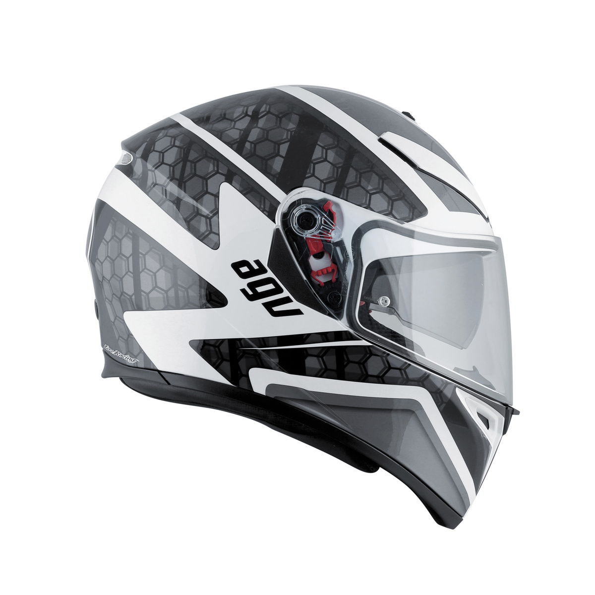 Prilba AGV K3 SV PULSE WHITE/BLACK/GUN METAL