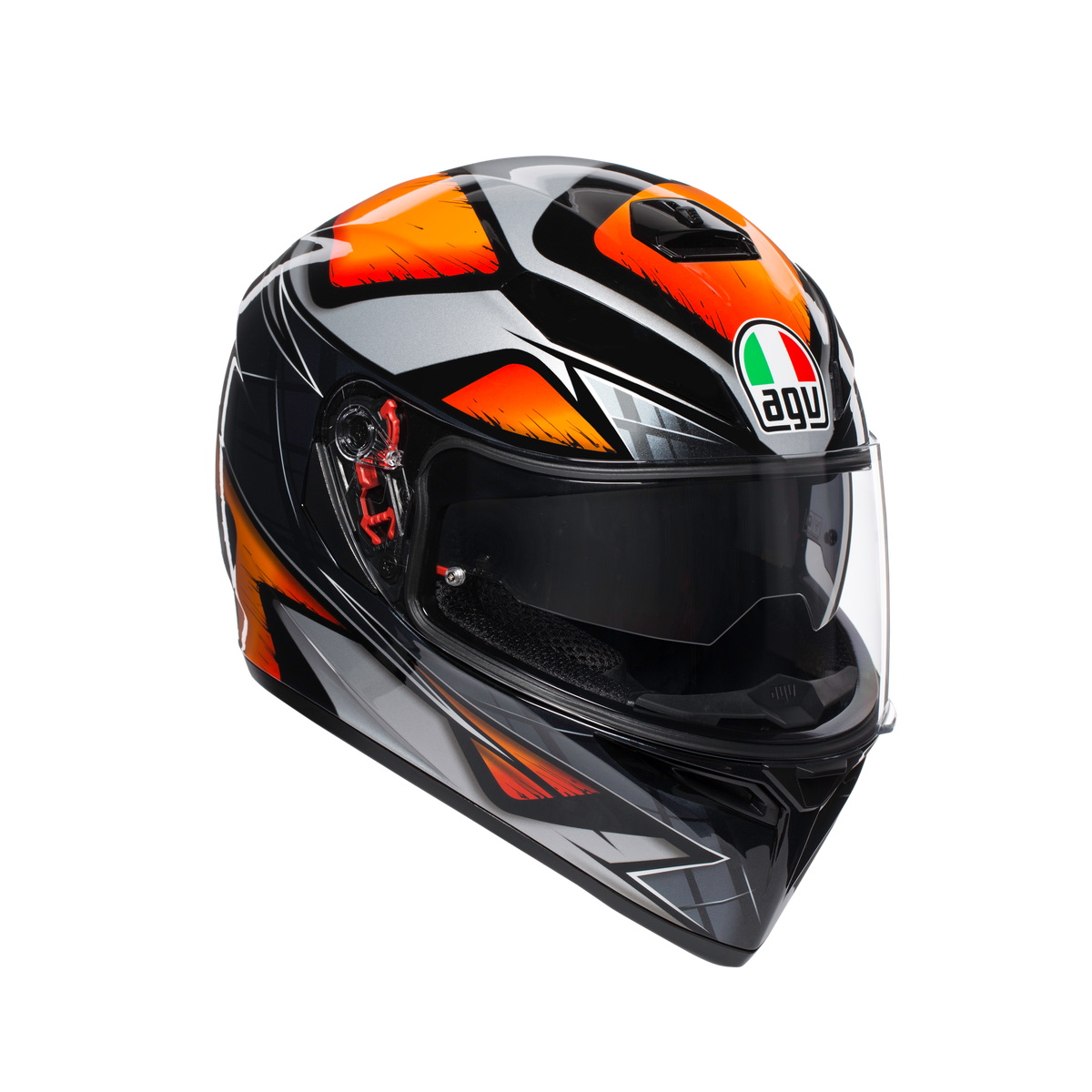 Prilba AGV K3 SV LIQUEFY BLACK/ORANGE