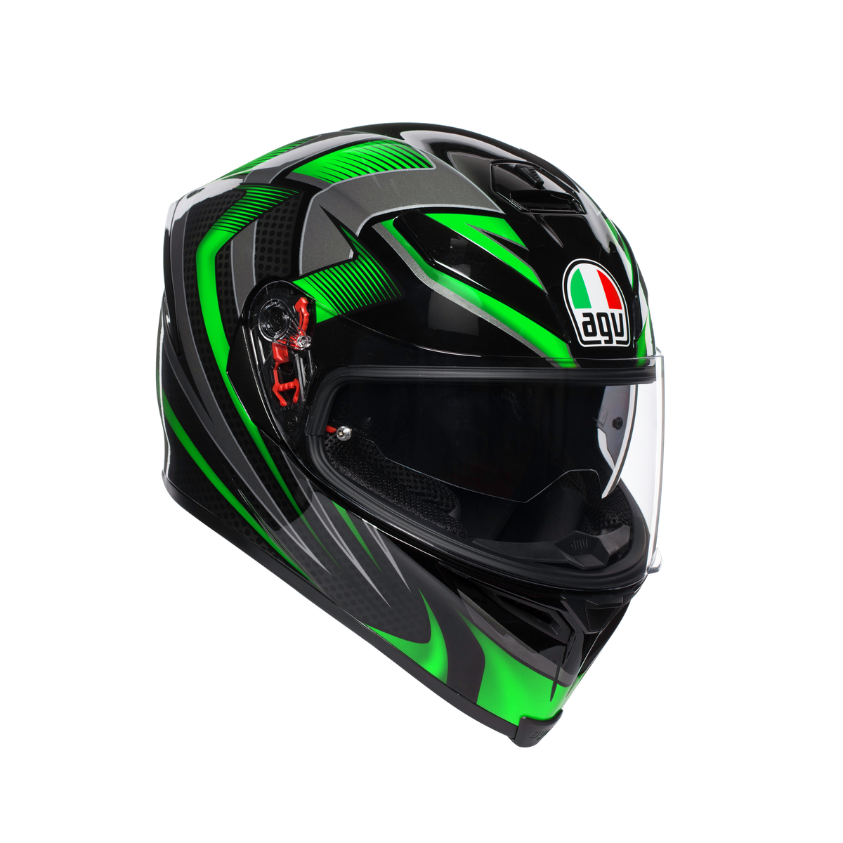 Prilba AGV K5 S HURRICANE 2.0 BLACK/GREEN