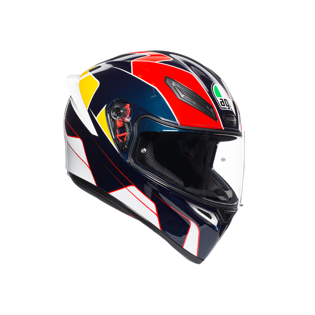 Prilba AGV K1 PITLANE BLUE/RED/YELLOW