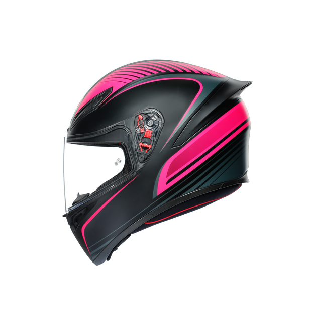 Prilba AGV K1 WARMUP MATT BLACK/PINK