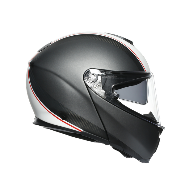 Prilba AGV SPORTMODULAR MULTI - COVER MATT GUNMETAL/WHITE