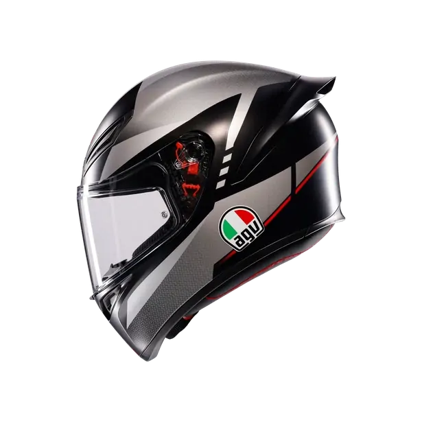 Prilba AGV K1 S LAP MATT BLACK/GREY/RED