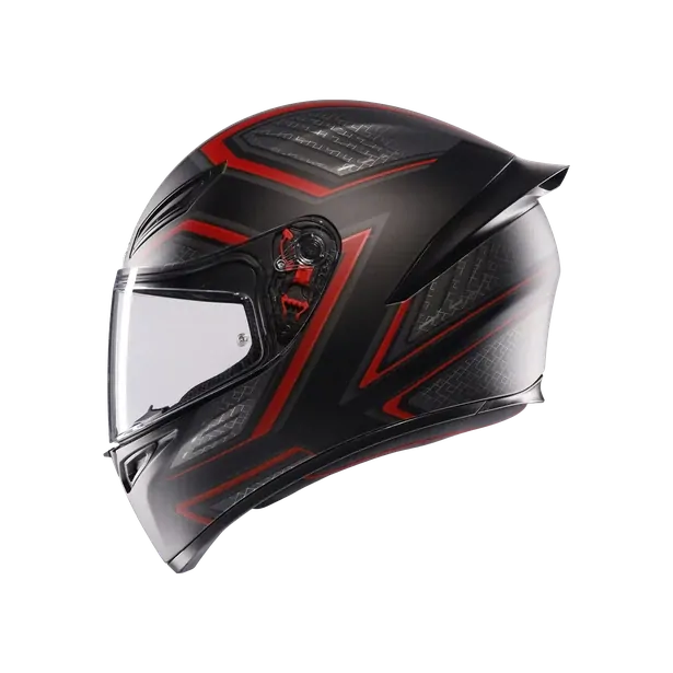 Prilba AGV K1 S SLING MATT BLACK/RED