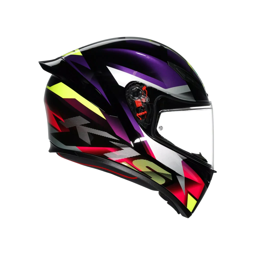 Prilba AGV K1 S E2206 - FASTLAP BLACK/PURPLE/PINK