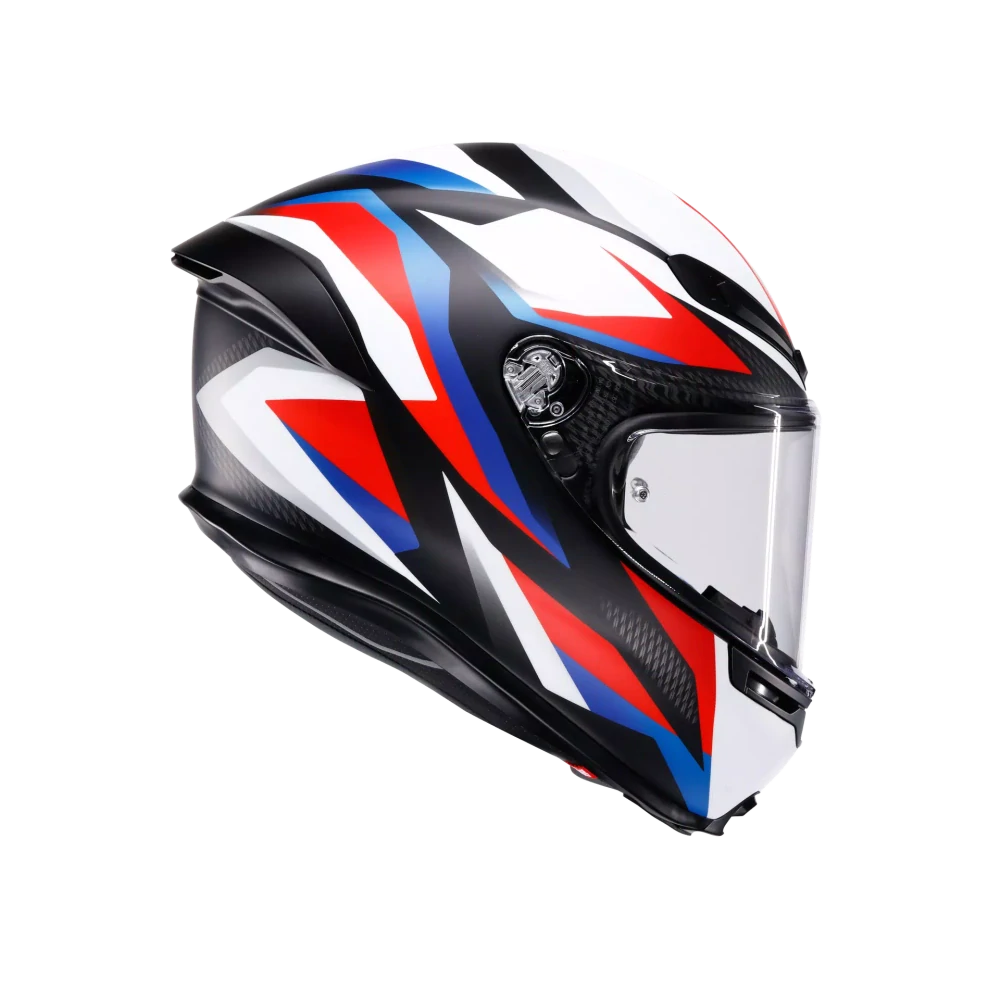 Prilba AGV K6 S TIMEWARP MATT BLACK/RED/BLUE