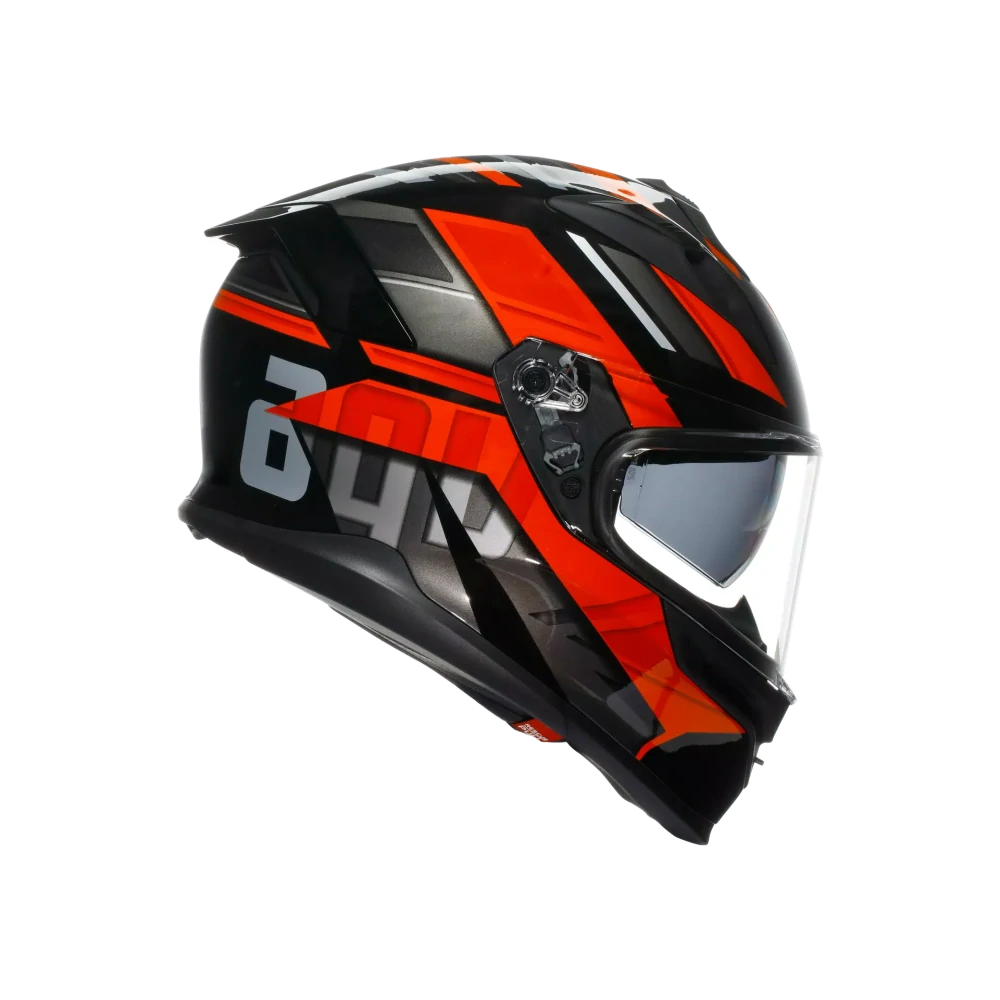 Prilba AGV K7 TAURAX BLACK/RED