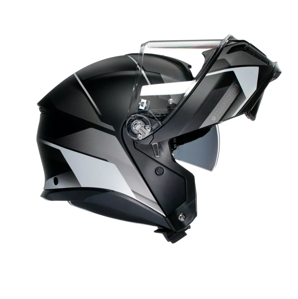 Prilba AGV TOURMODULAR PERCEPTION MATT BLACK/SILVER