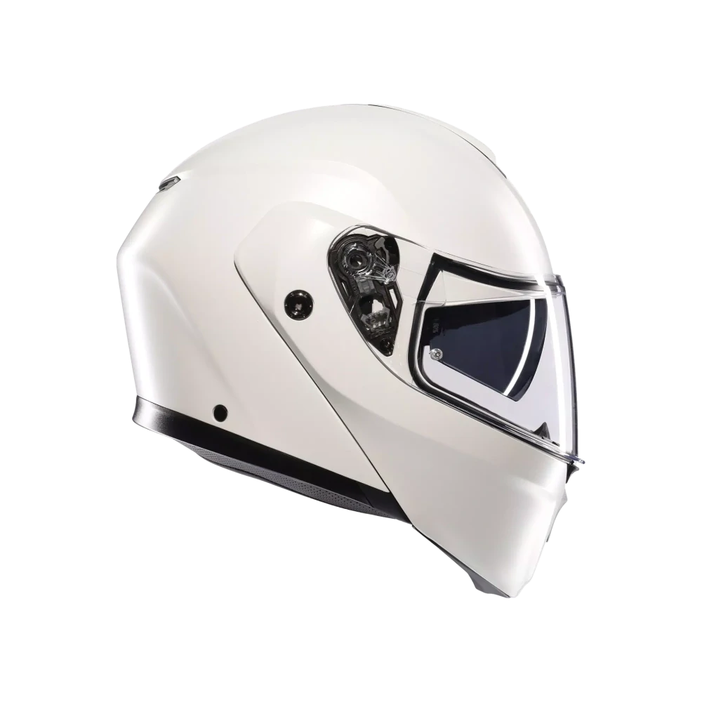Prilba AGV Streetmodular MONO MATT BLACK MATERIA WHITE