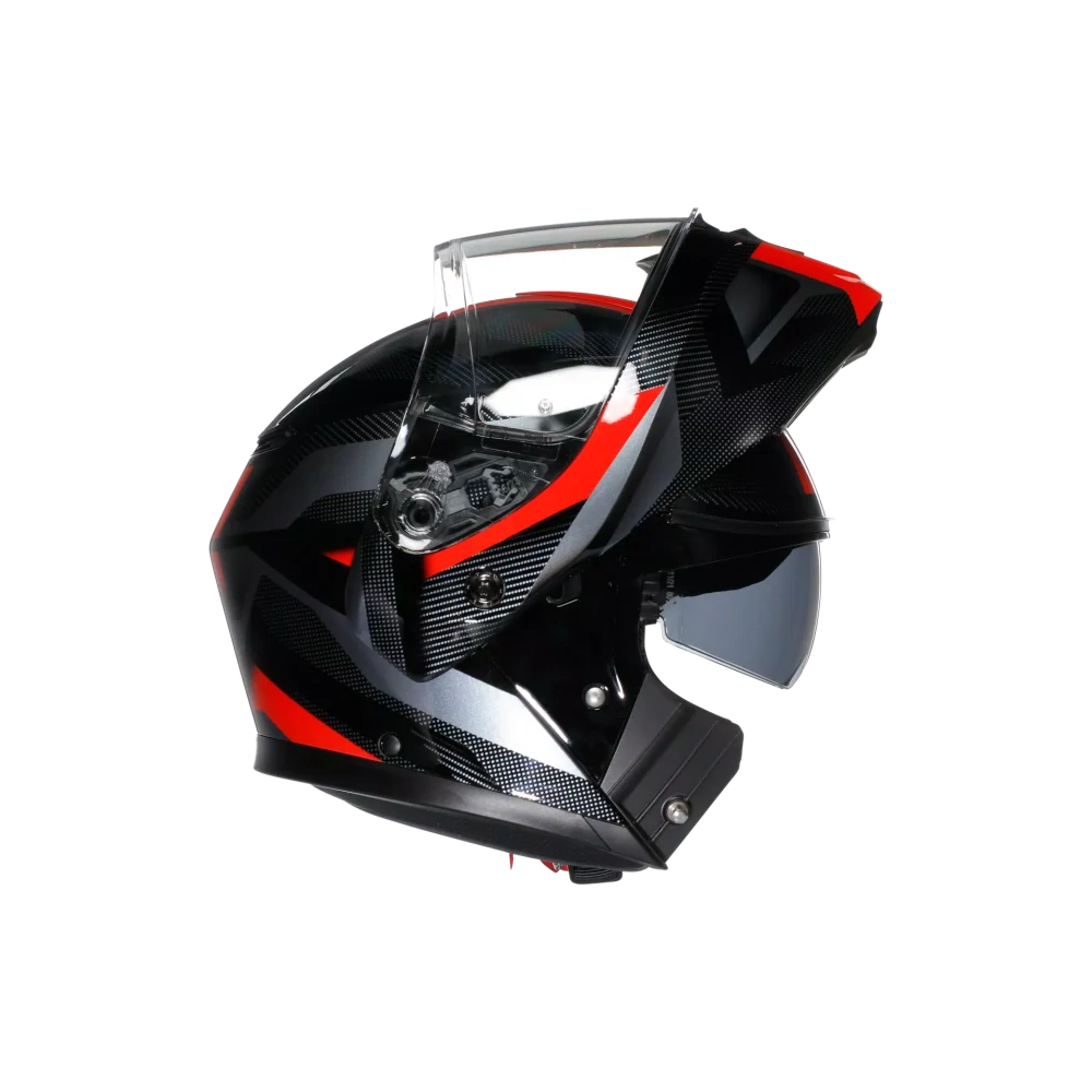 Prilba AGV Streetmodular LEDRO BLACK/RED