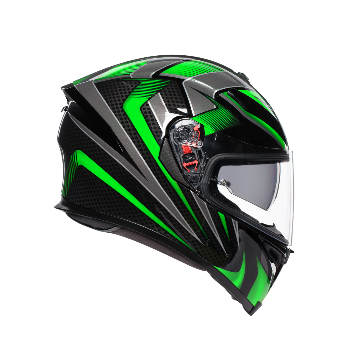 Prilba AGV K5 S HURRICANE 2.0 BLACK/GREEN