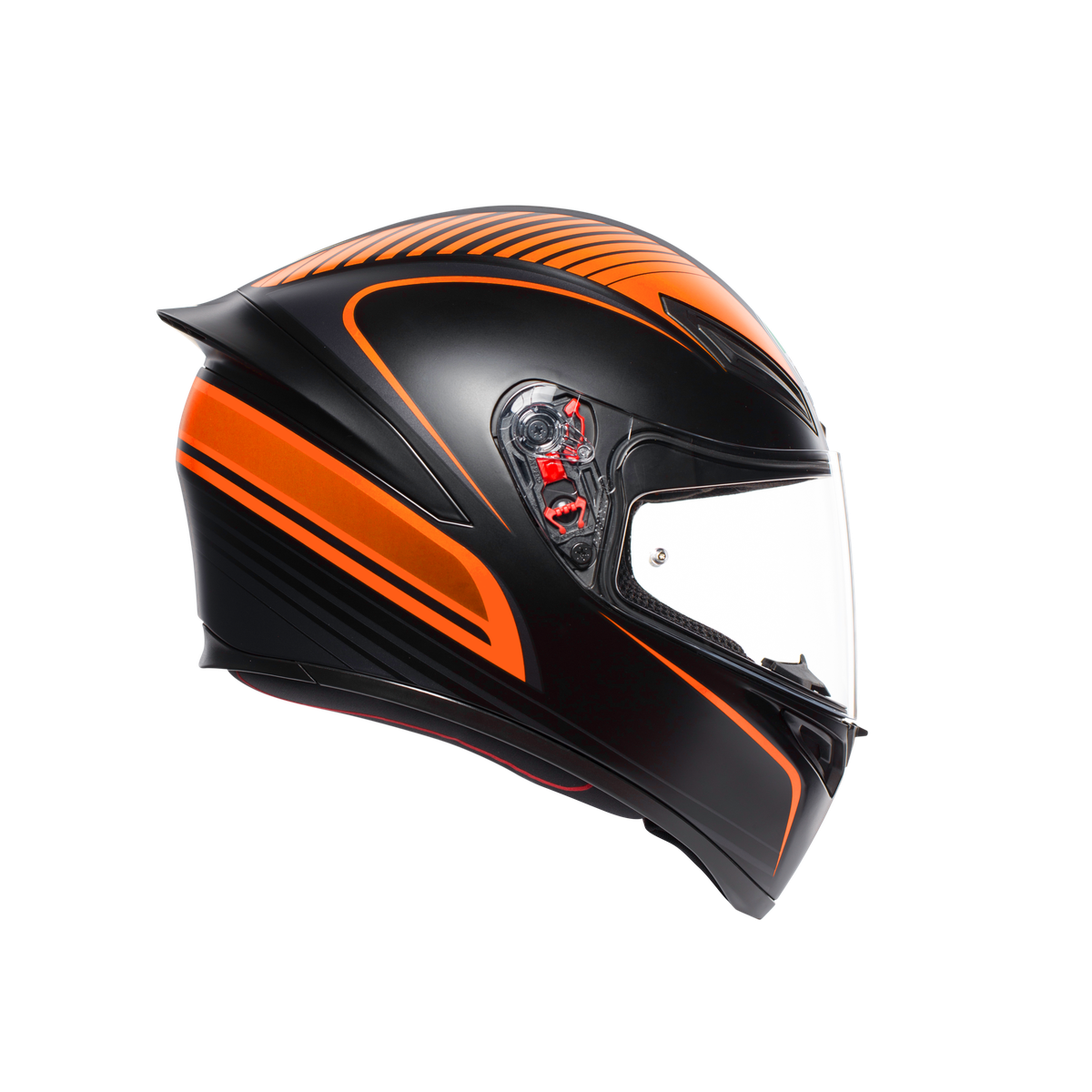 Prilba AGV K1 WARMUP MATT BLACK/ORANGE
