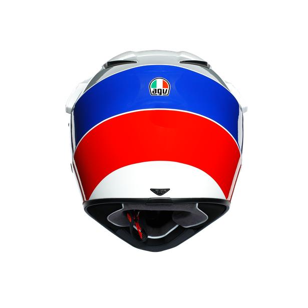 prilba AGV AX9 ATLANTE WHITE/BLUE/RED