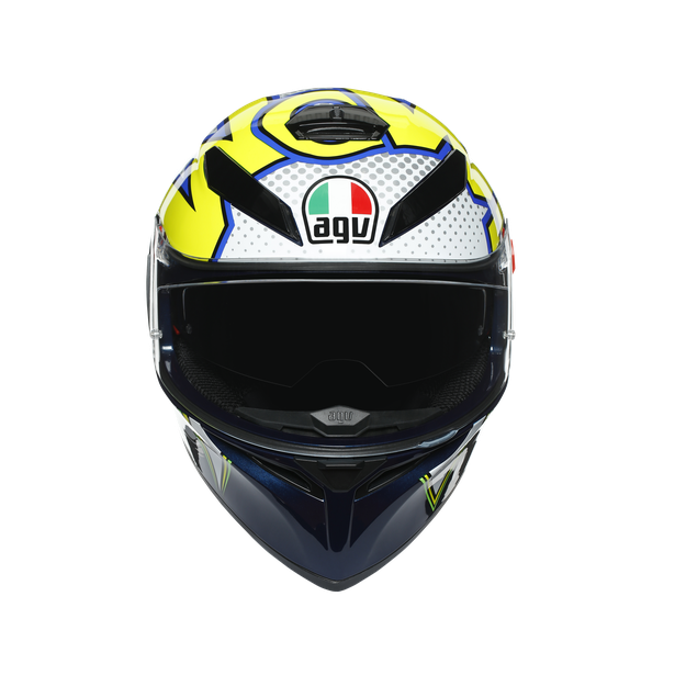 Prilba AVG K3 SV BUBBLE BLUE/WH/YELLOW FLUO