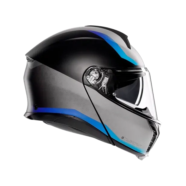 Prilba AGV TOURMODULAR STRAY MATT BLACK/GREY/BLUE