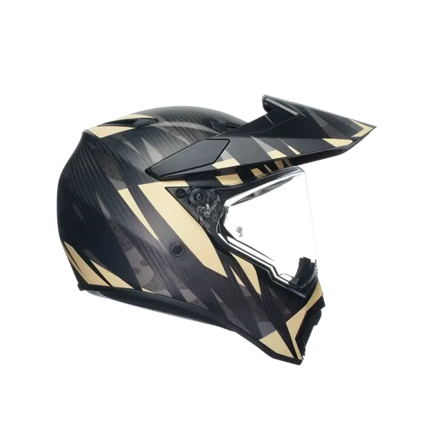 Prilba AGV AX9 STEPPA MATT CARBON/GREY/SAND