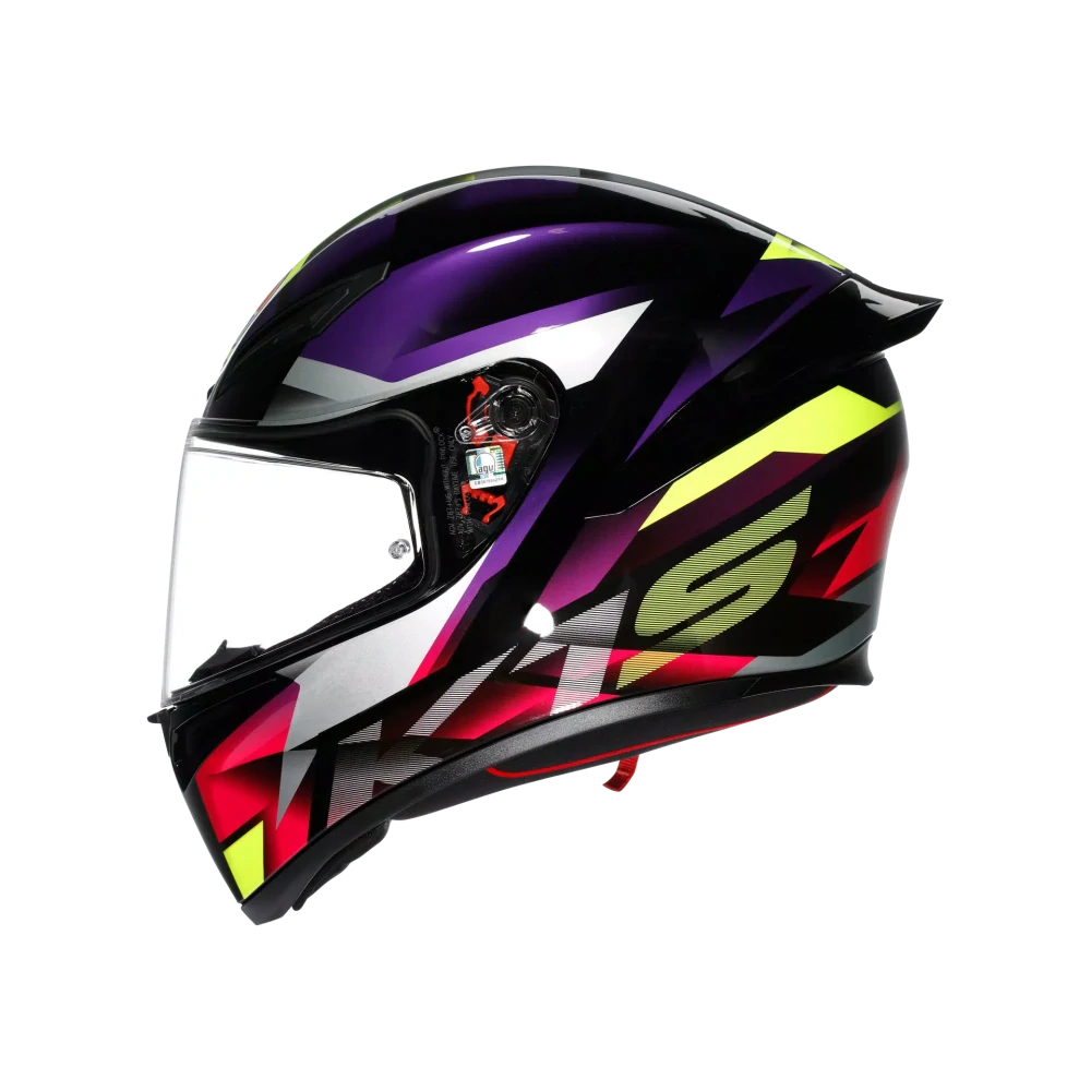 Prilba AGV K1 S E2206 - FASTLAP BLACK/PURPLE/PINK