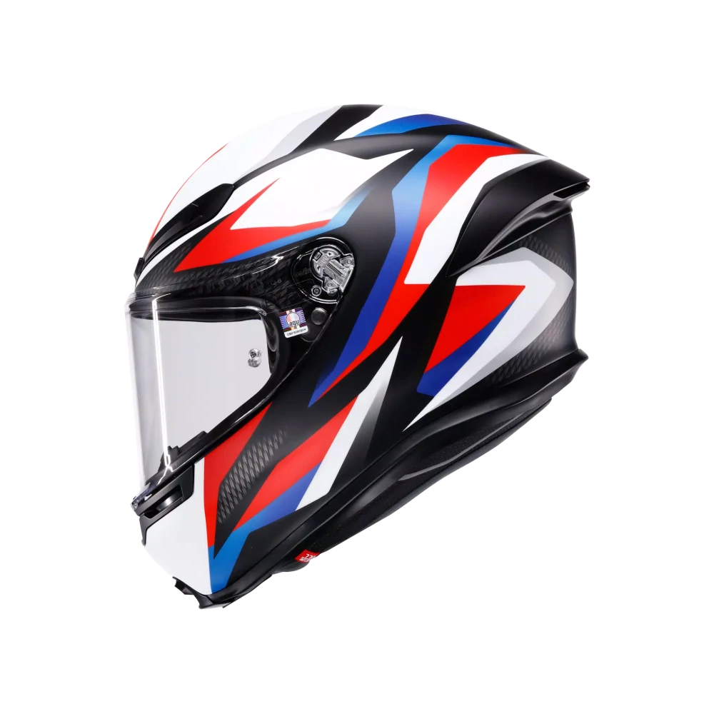 Prilba AGV K6 S TIMEWARP MATT BLACK/RED/BLUE