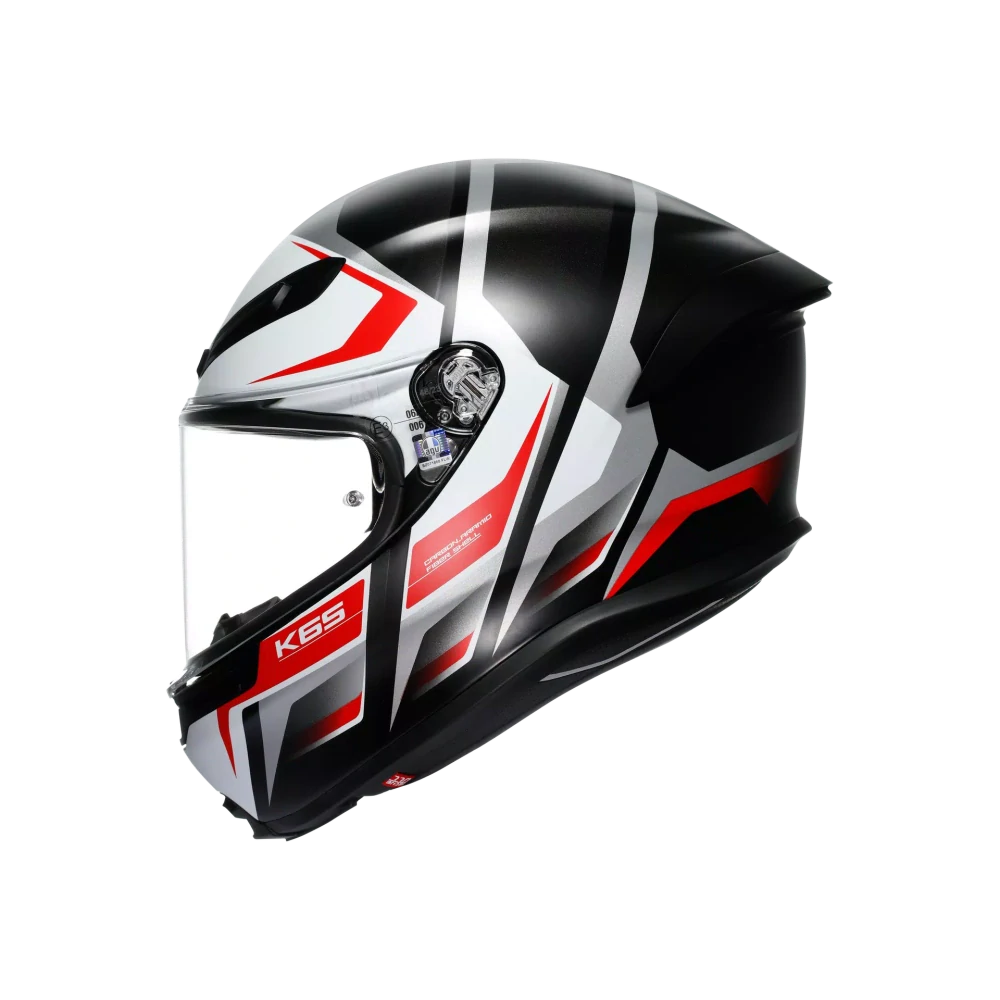 Prilba AGV K6 S E2206 - KARVE MATT BLACK/WHITE/RED