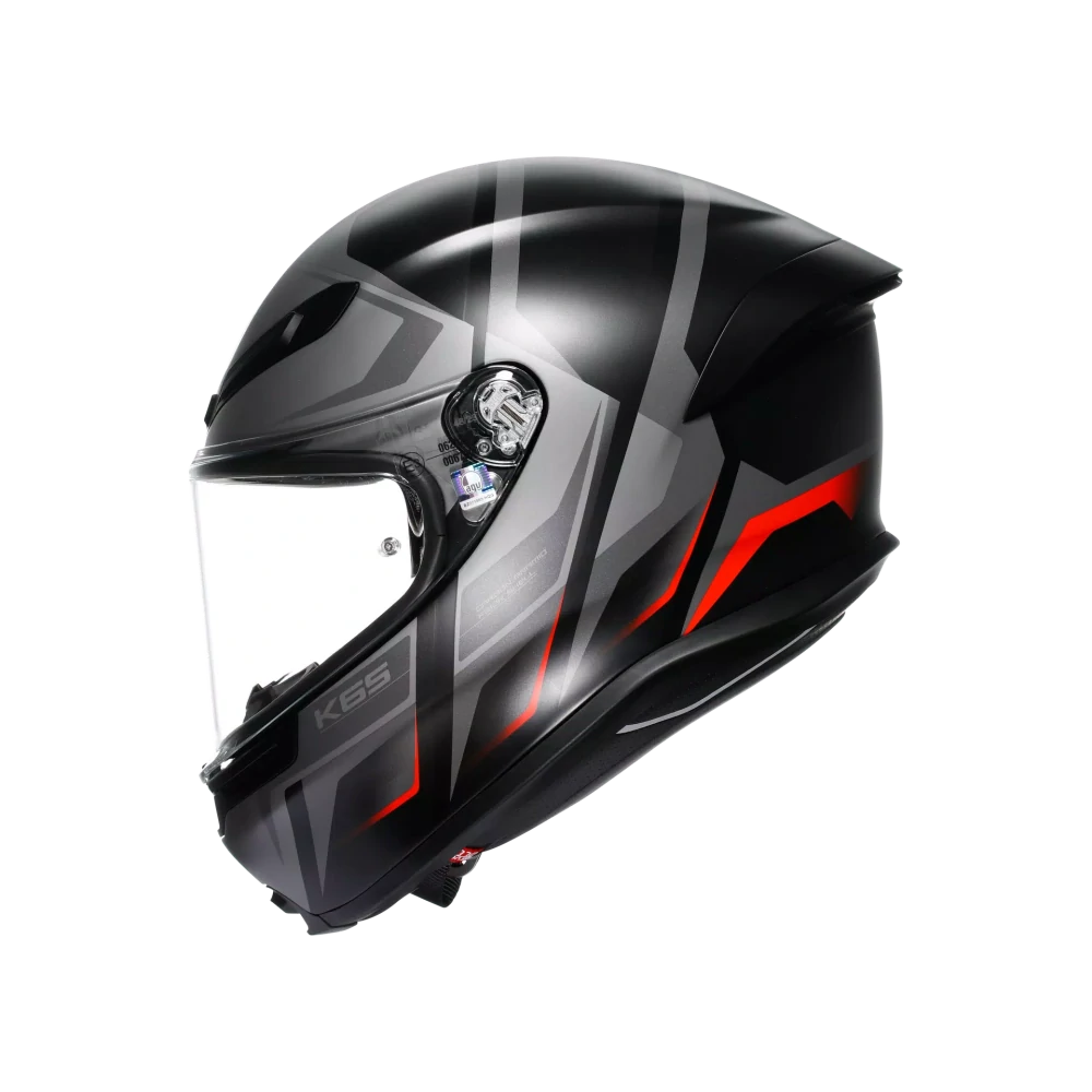 Prilba AGV K6 S E2206 - KARVE MATT BLACK/GREY/RED