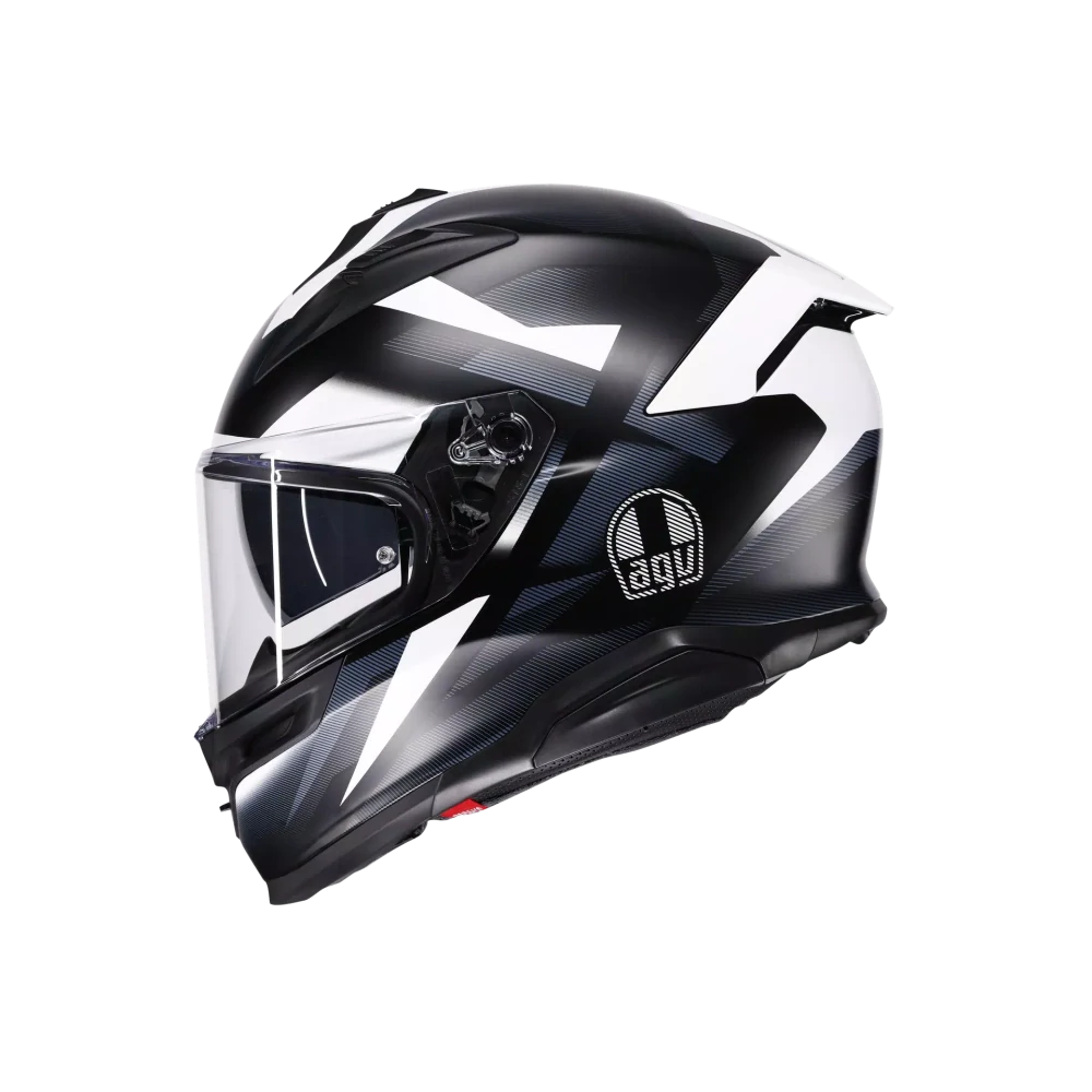 Prilba AGV K7 GLIMPSE MATT BLACK/WHITE