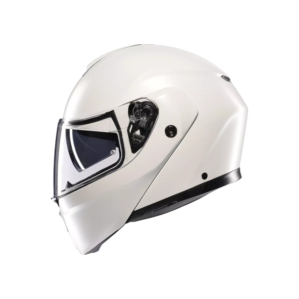 Prilba AGV Streetmodular MONO MATT BLACK MATERIA WHITE