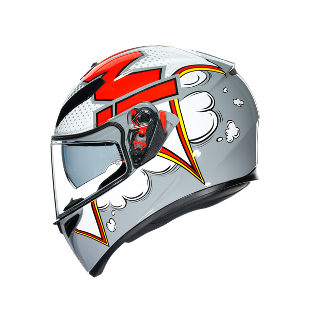 Prilba AVG K3 SV MULTI - BUBBLE GREY/WHITE/RED