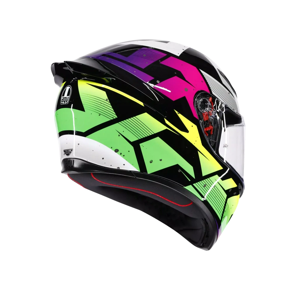 Prilba AGV K1 S PUNKPULSE BLACK/PURPLE/LIME