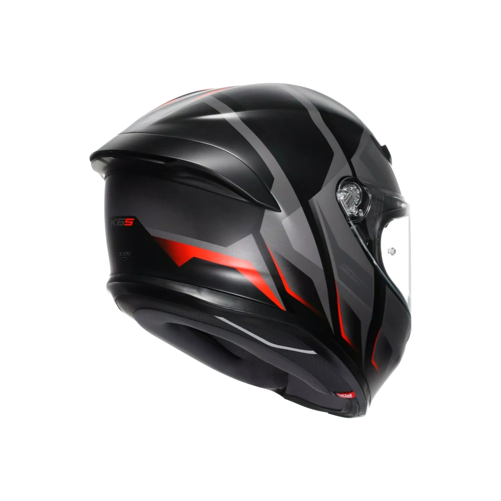 Prilba AGV K6 S E2206 - KARVE MATT BLACK/GREY/RED