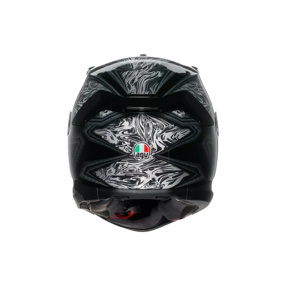 Prilba AGV K7 DAMASCUS BLACK/SILVER