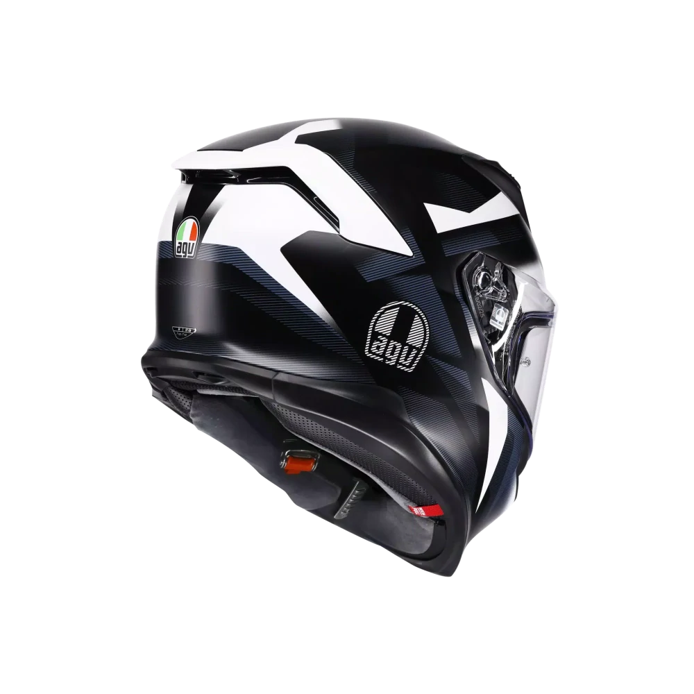 Prilba AGV K7 GLIMPSE MATT BLACK/WHITE