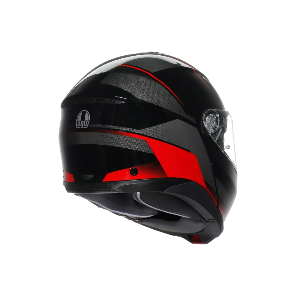 Prilba AGV TOURMODULAR PERCEPTION BLACK/RED
