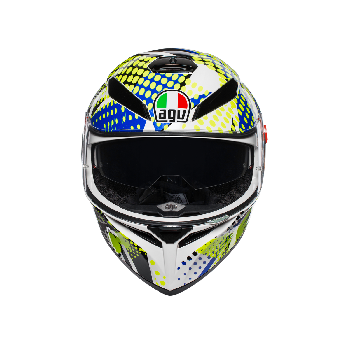 Prilba AGV K3 SV POP WHITE/BLUE/LIME