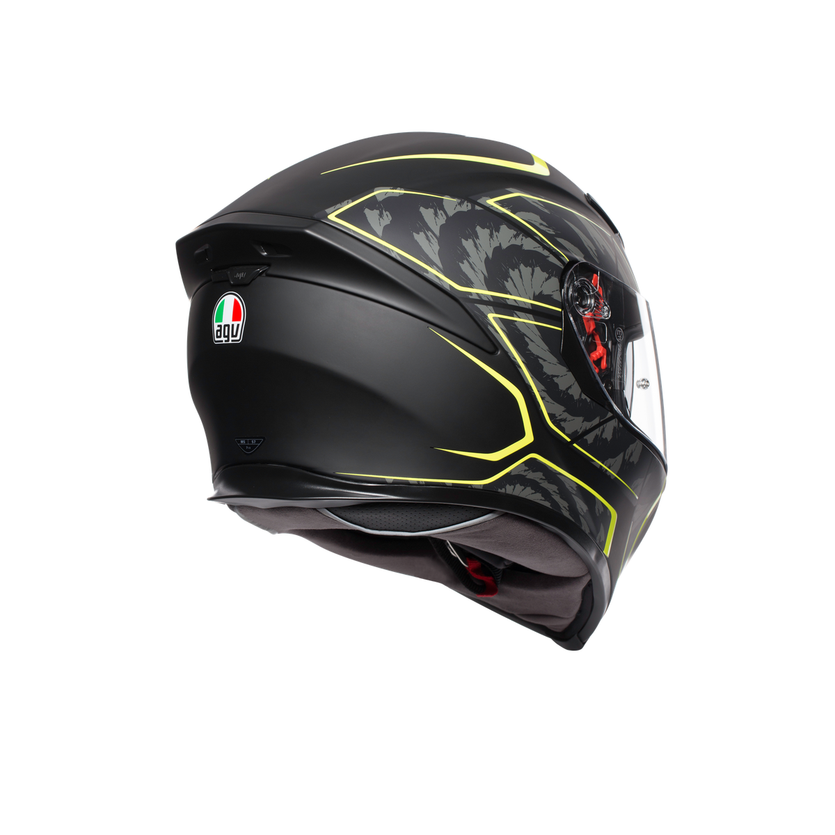 Prilba AGV K5 S TORNADO BLACK/YELLOW FLUO