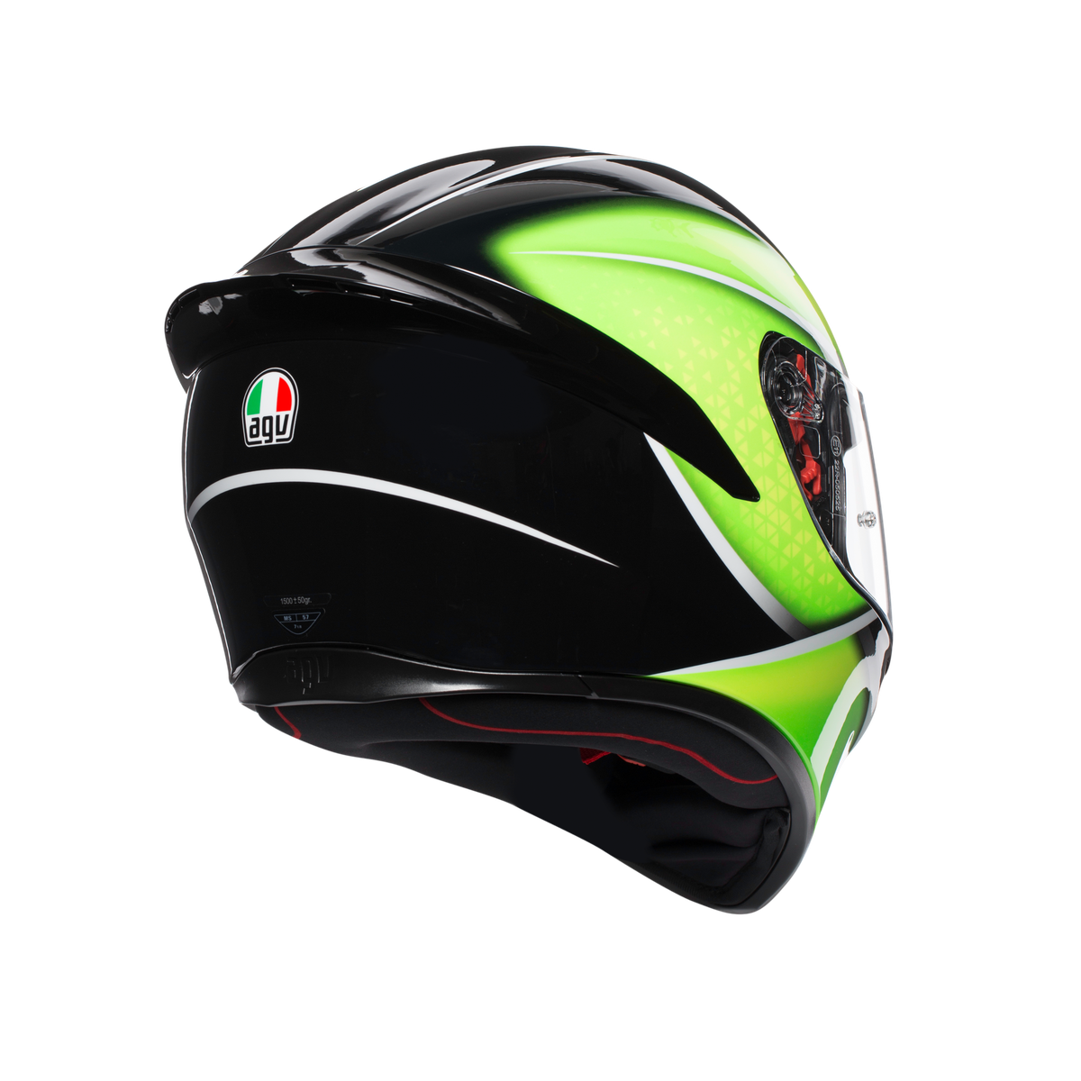 Prilba AGV K1 QUALIFY BLACK/LIME