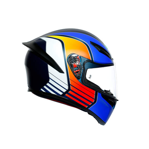 Prilba AGV K1 POWER MATT DARK BLUE/ORANGE/WHITE