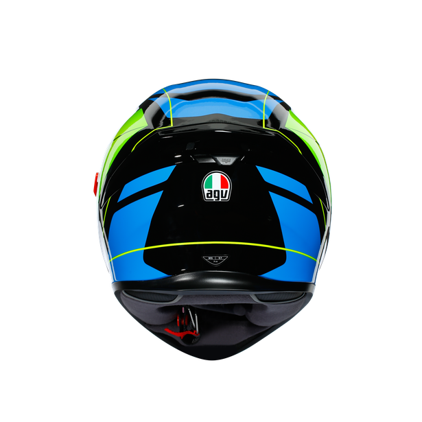 Prilba AGV K5 S CORE BLACK/CYAN/YELLOW FLUO