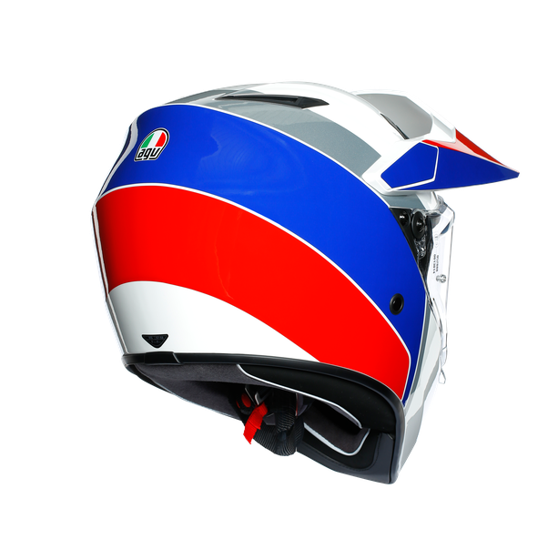 prilba AGV AX9 ATLANTE WHITE/BLUE/RED