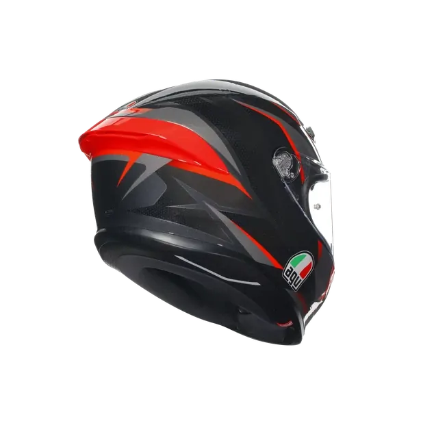 Prilba AGV K6 S SLASHCUT BLACK/GREY/RED