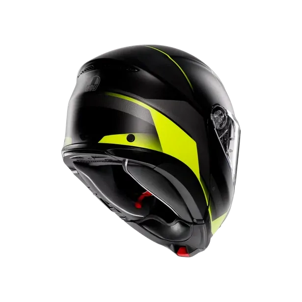 Prilba AGV TOURMODULAR PERCEPTION MATT BLACK/YEL FLUO