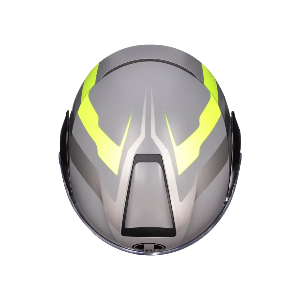 Prilba AGV Streetmodular RESIA MATT GREY/BLACK/YEL FLUO