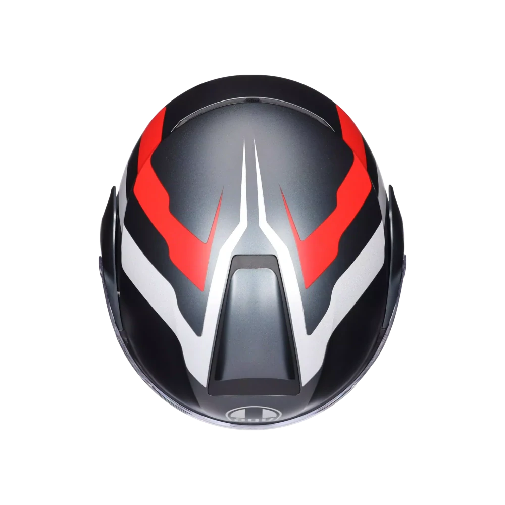 Prilba AGV Streetmodular RESIA MATT GREY/SILVER/RED