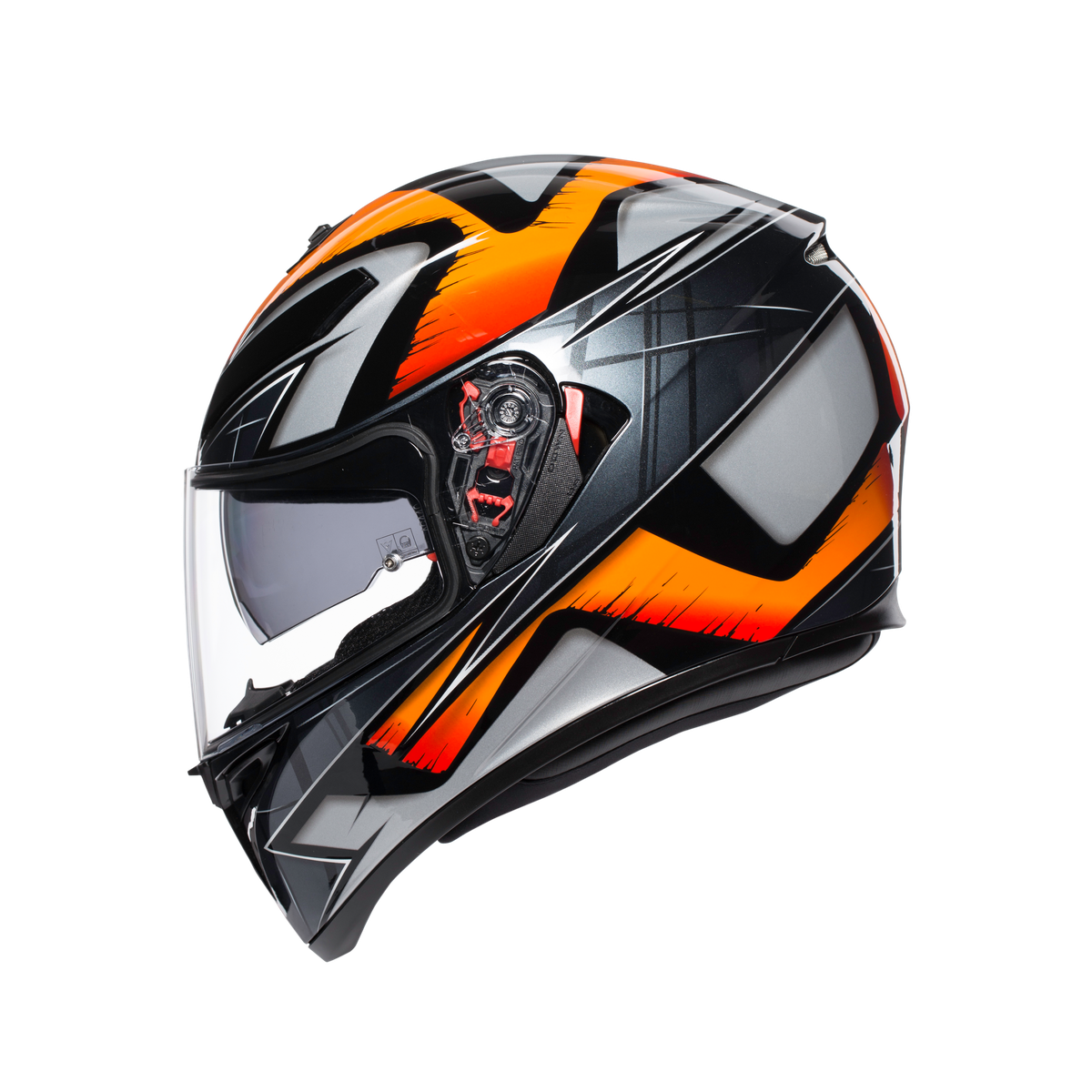 Prilba AGV K3 SV LIQUEFY BLACK/ORANGE