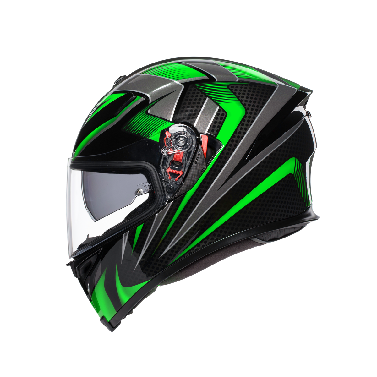 Prilba AGV K5 S HURRICANE 2.0 BLACK/GREEN