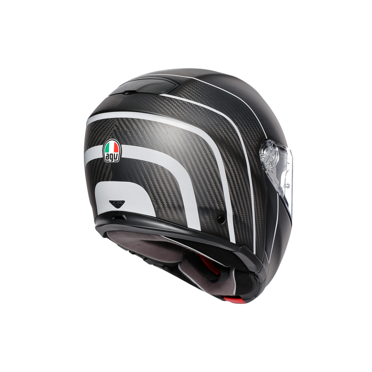 Prilba AGV SPORTMODULAR - REFRACTIVE CARBON/SILVER