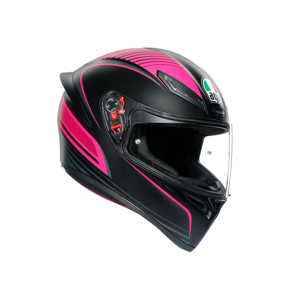 Prilba AGV K1 WARMUP MATT BLACK/PINK