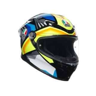 Prilba AGV K6 S JOAN BLACK/BLUE/YELLOW