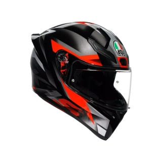 Prilba AGV K1 S E2206 - FASTLAP BLACK/GREY/RED